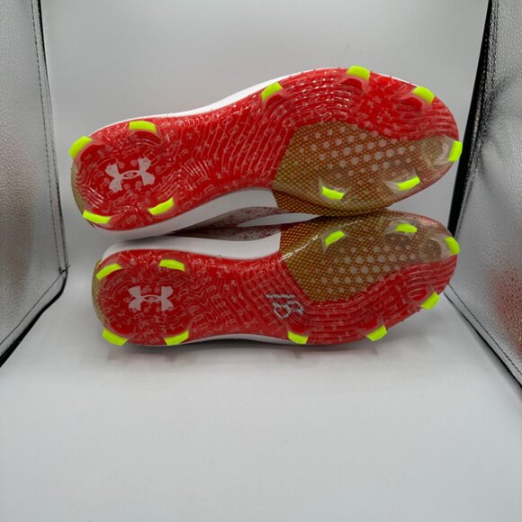 Under Amour Harper 6 Elite TPU “White Red” size 9.5 men’s - Picture 5 of 6